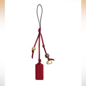 Coach New Generation Heritage Leather Bag Charm